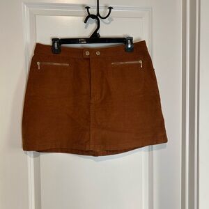 Abercrombie & Fitch Brown Mini Skirt